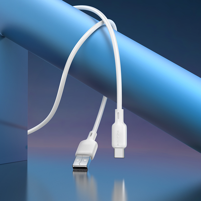 Borofone Cable BX113 Lenny - USB to Type C - 3A 1 metre white