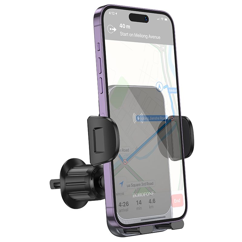 Borofone Car holder BH220 Leader with induction charging to air vent black