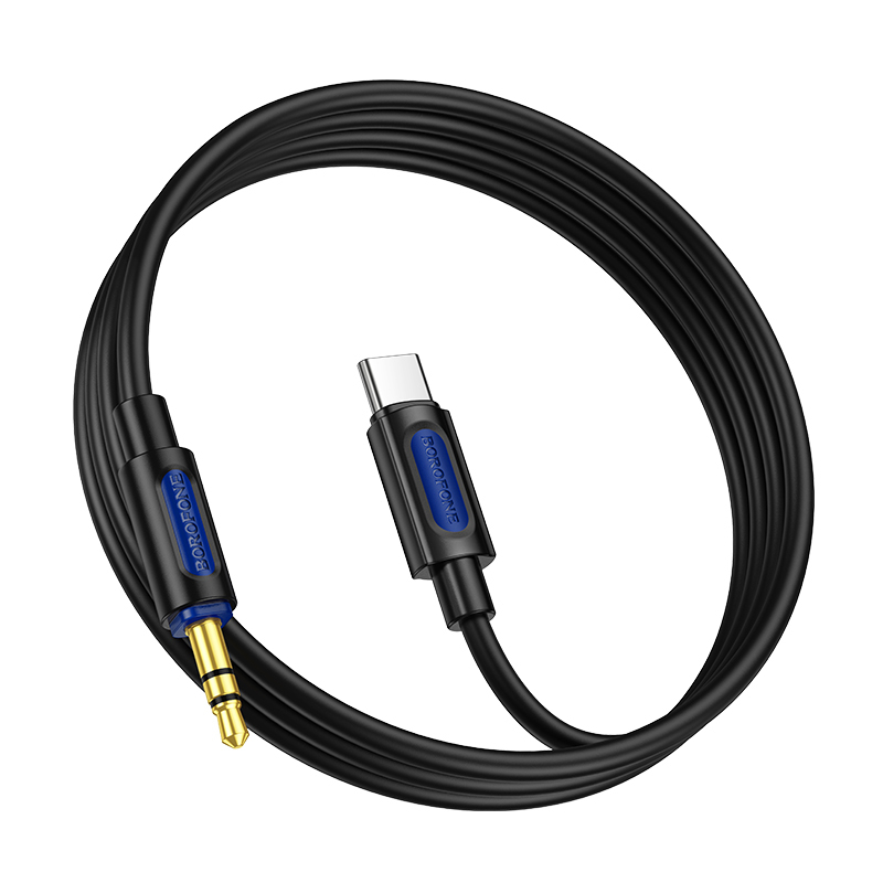 Borofone Cable AUX BL20 - jack 3,5mm to Type C - 1 metr black