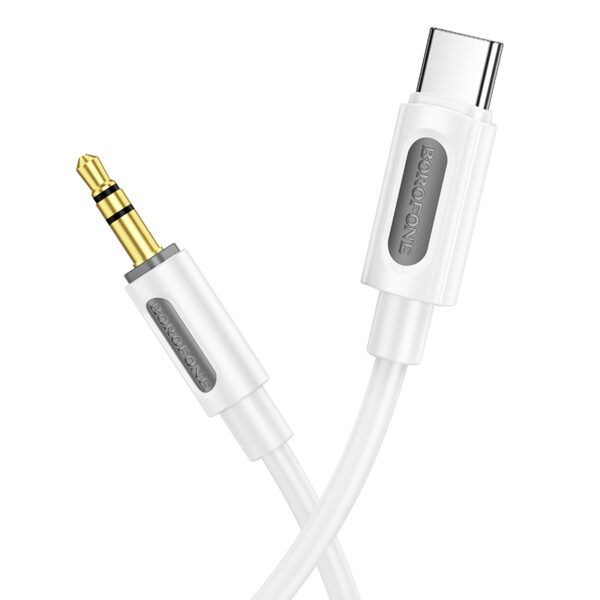Borofone Cable AUX BL20 - jack 3,5mm to Type C - 1 metr white