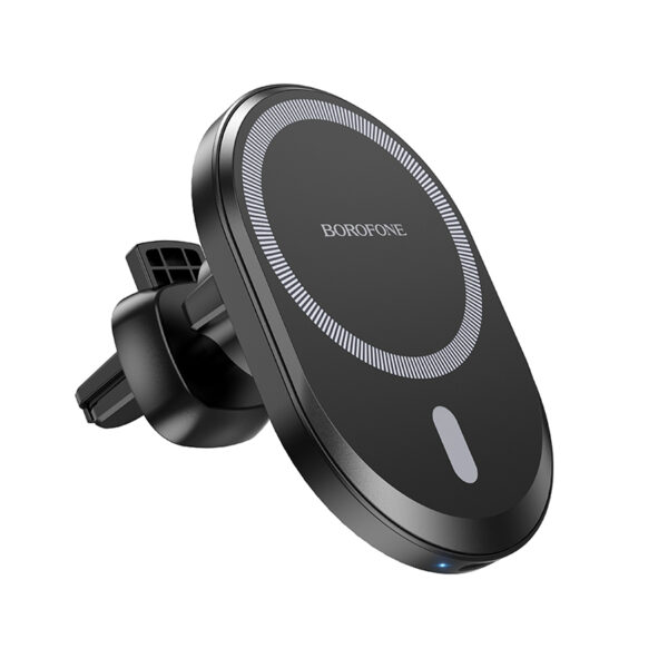 Borofone Car holder BH201 magnetic with induction charging to air vent black