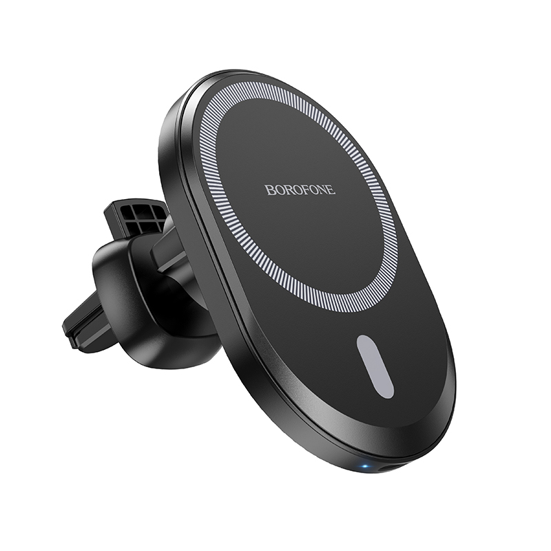 Borofone Car holder BH201 magnetic with induction charging to air vent black
