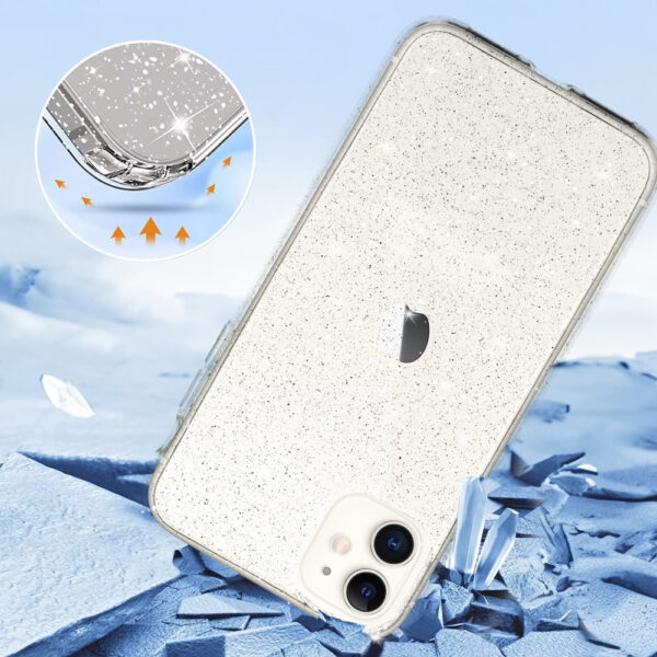 Crystal Glitter Case for Iphone 11 Silver