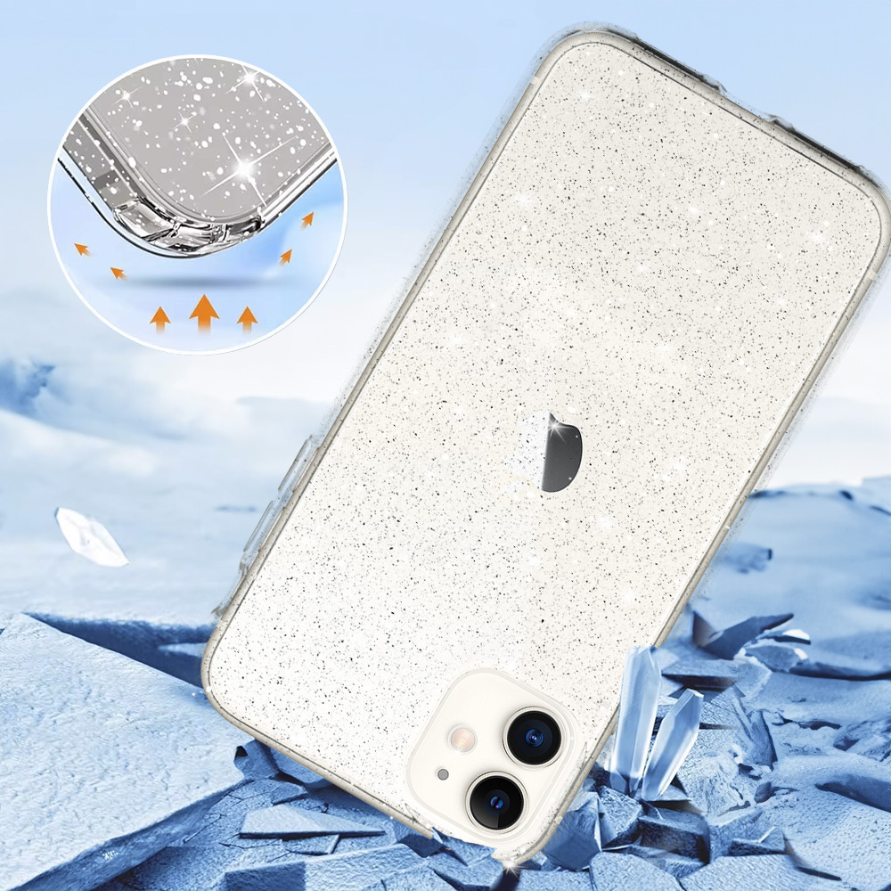 Crystal Glitter Case for Iphone 11 Silver