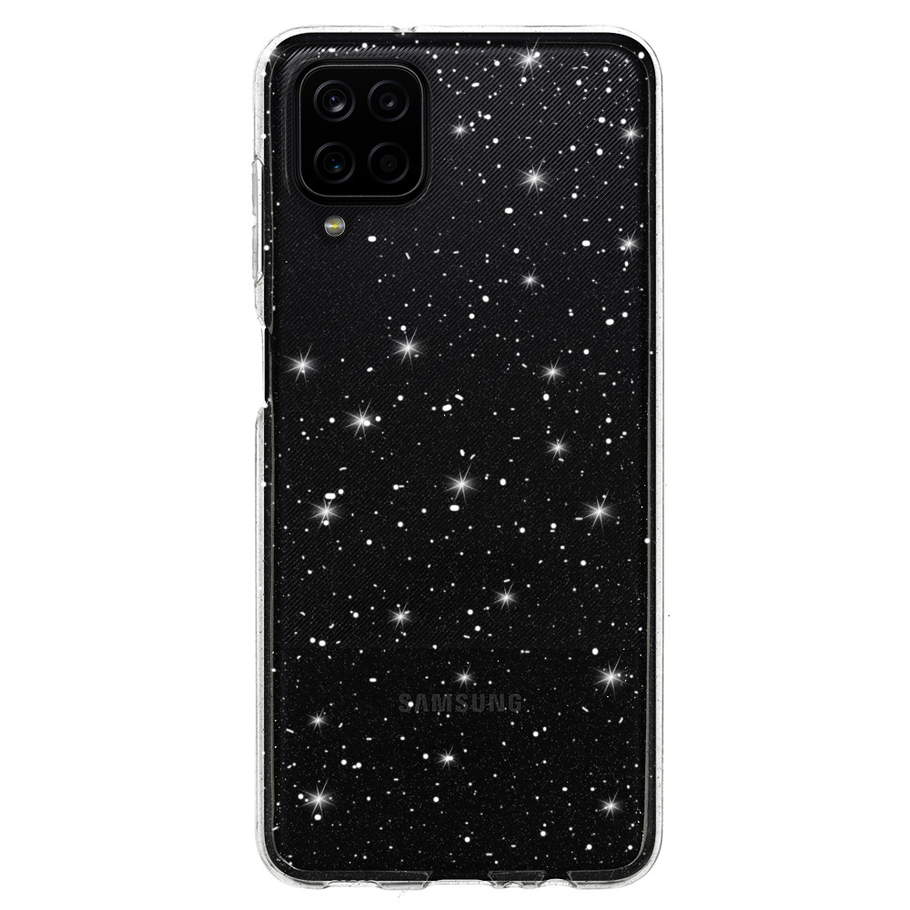 Crystal Glitter Case for Samsung Galaxy A12 Silver