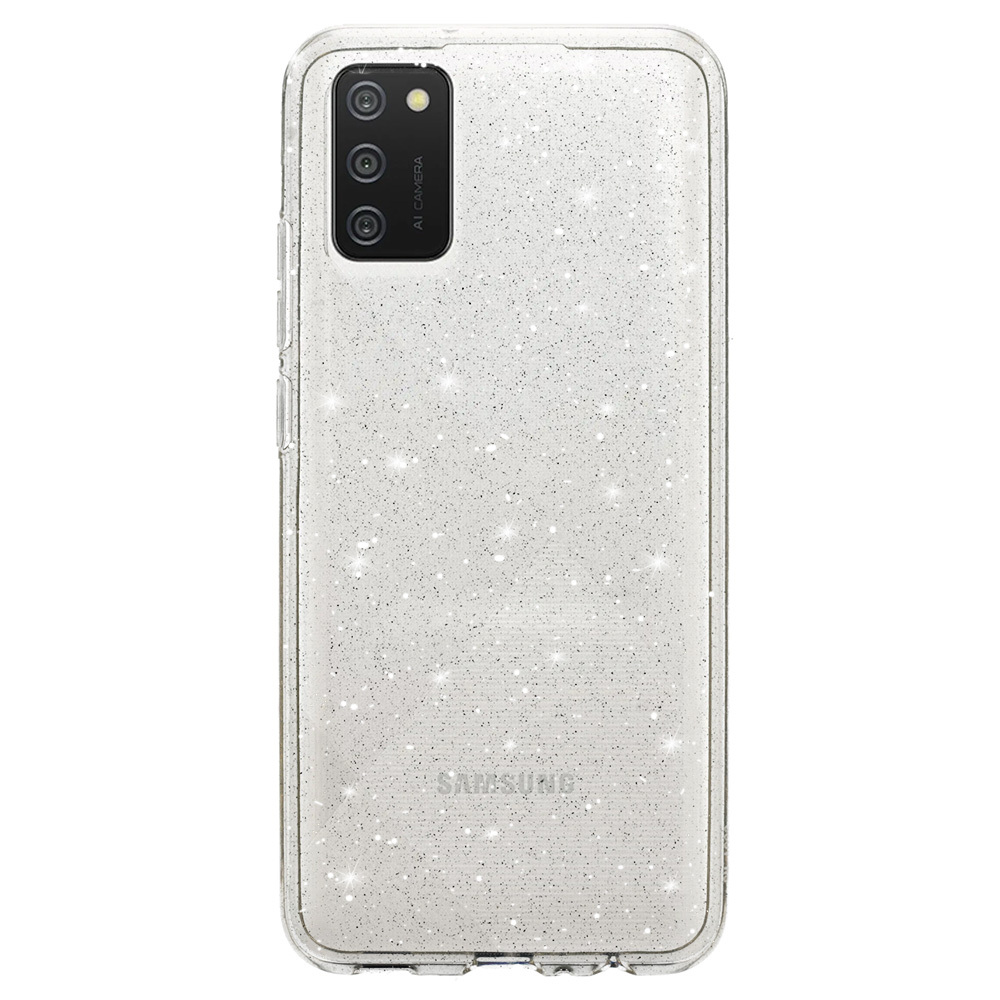 Crystal Glitter Case for Samsung Galaxy A02S Silver