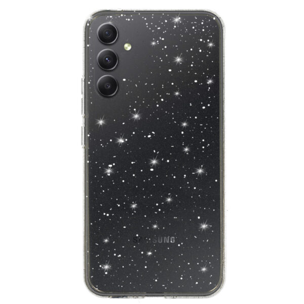 Crystal Glitter Case for Samsung Galaxy A34 5G Silver