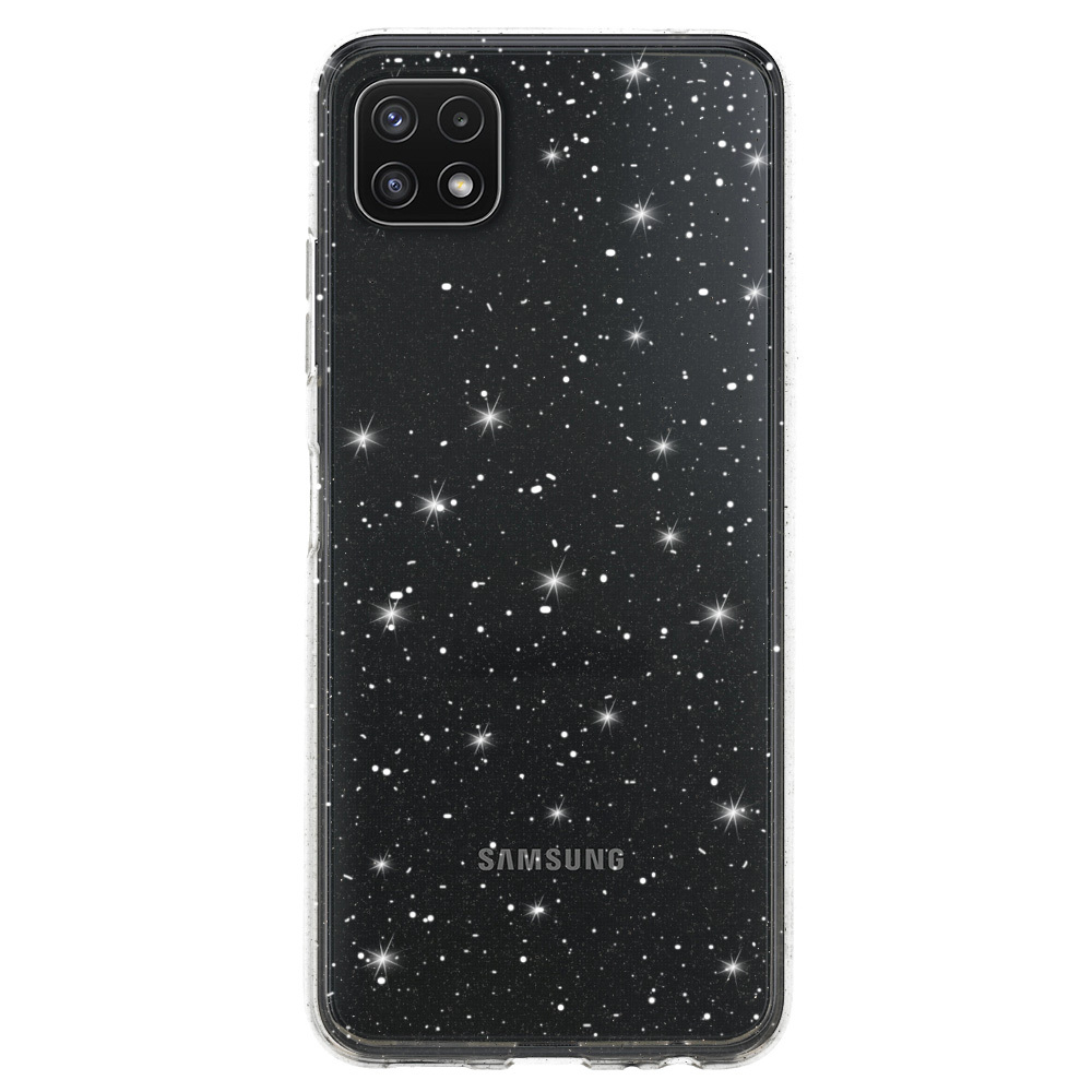Crystal Glitter Case for Samsung Galaxy A22 5G Silver