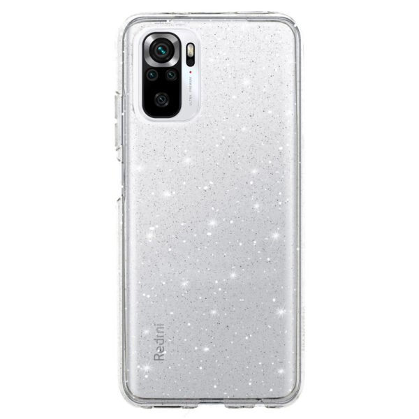 Crystal Glitter Case for Xiaomi Redmi Note 10/Note 10S/Poco M5S Silver