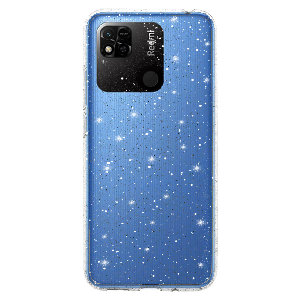 Crystal Glitter Case for Xiaomi Redmi 10A Silver