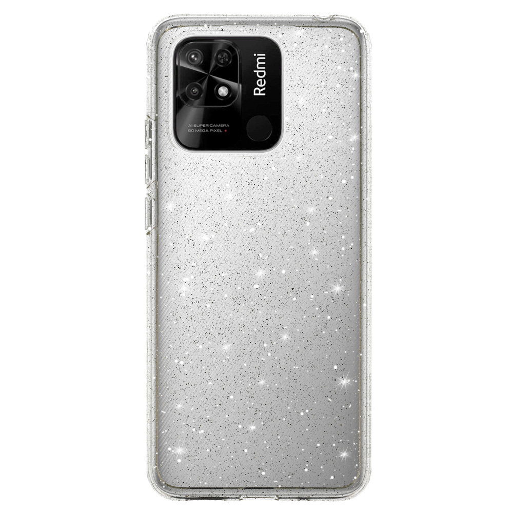 Crystal Glitter Case for Xiaomi Redmi 10C Silver