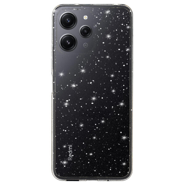 Crystal Glitter Case for Xiaomi Redmi 12 Silver