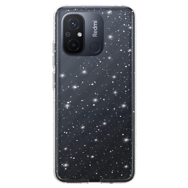 Crystal Glitter Case for Xiaomi Redmi 12C/11A Silver