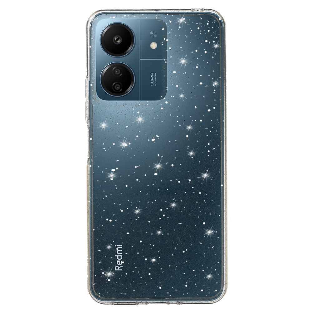 Crystal Glitter Case for Xiaomi Redmi 13C Silver