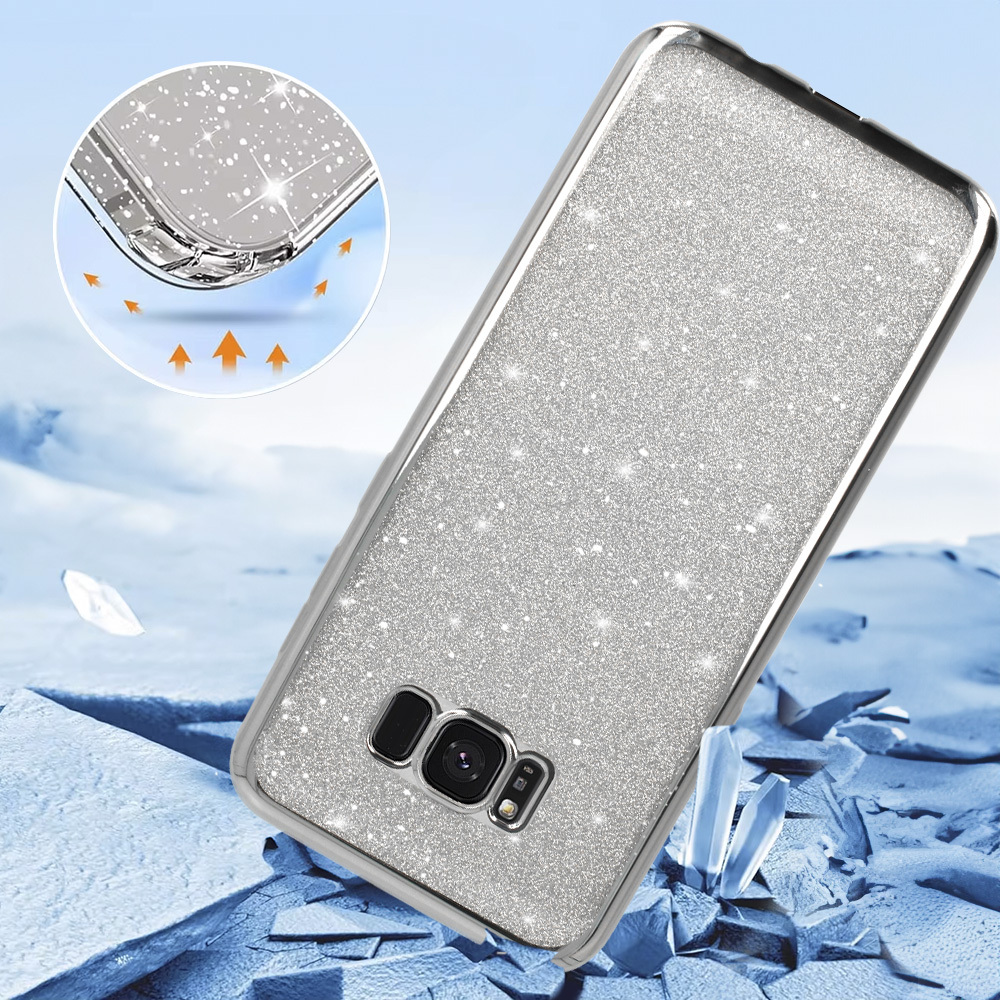 Elektro Glitter Case for SAMSUNG GALAXY S8 EDGE SILVER