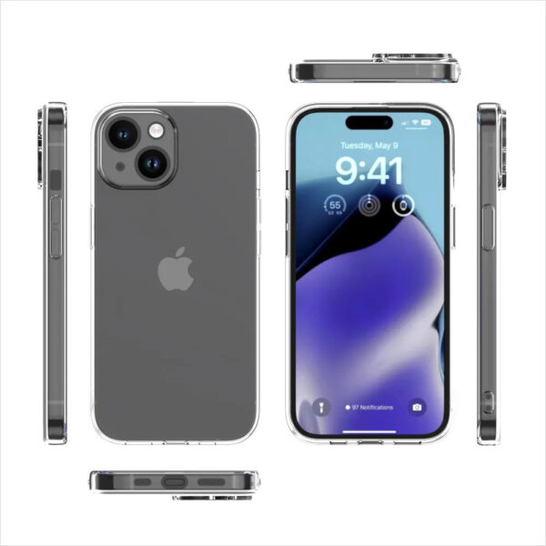 Clear Case for Iphone 15 Plus Przezroczysty