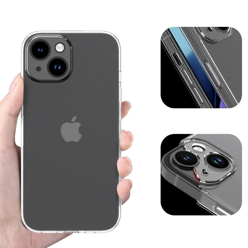 Clear Case for Iphone 15 Plus Przezroczysty
