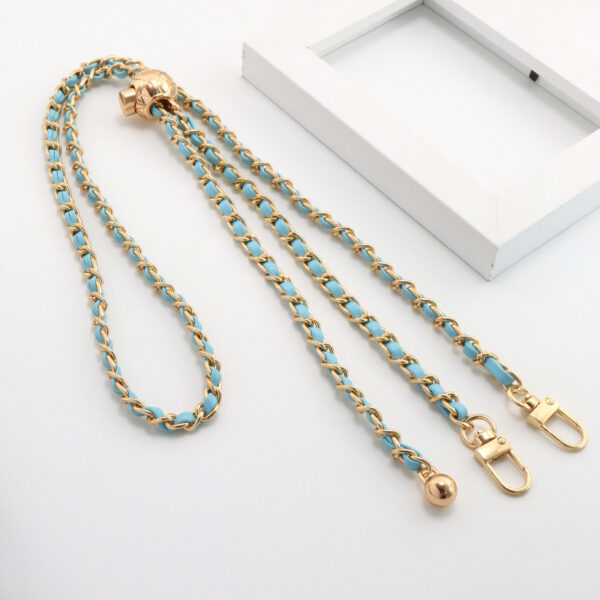 Phone pendant G-14 light blue-gold