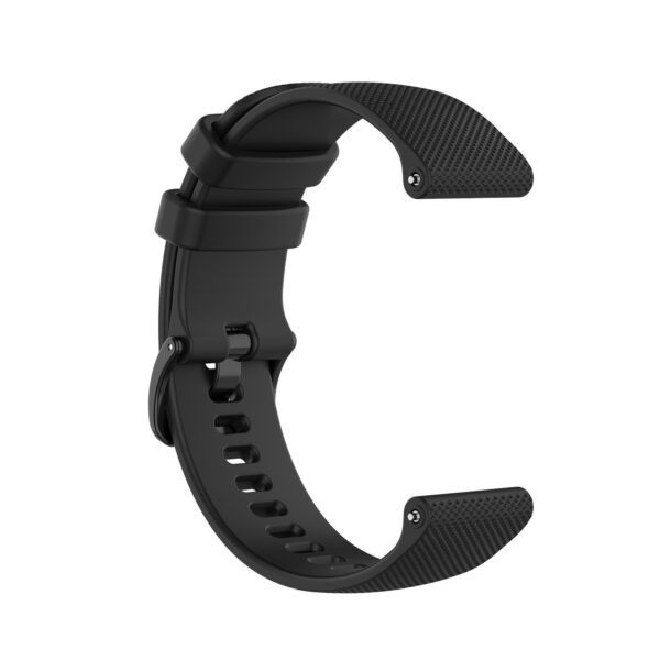 Universal silicone loop 22mm design 1 black