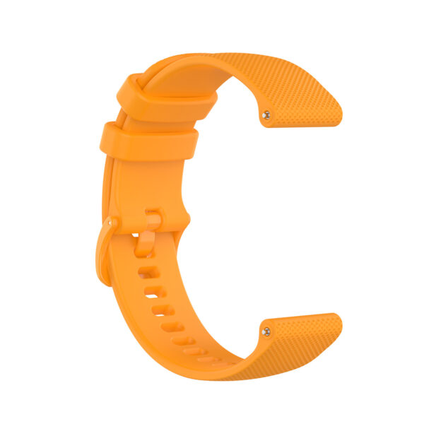 Universal silicone loop 22mm design 1 orange