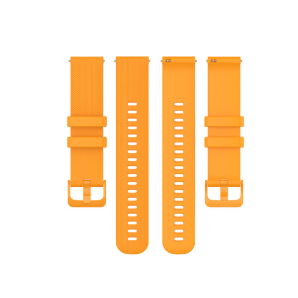 Universal silicone loop 22mm design 1 orange