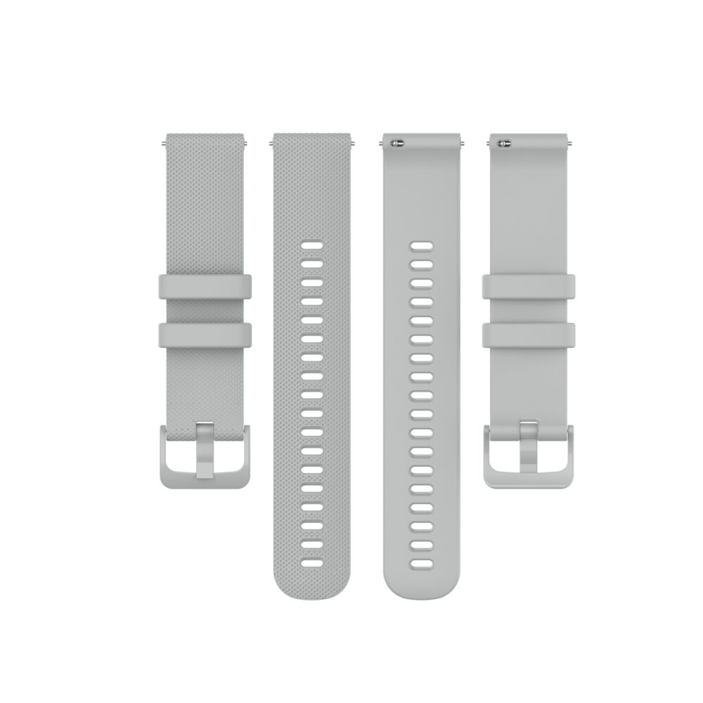 Universal silicone loop 22mm design 1 grey