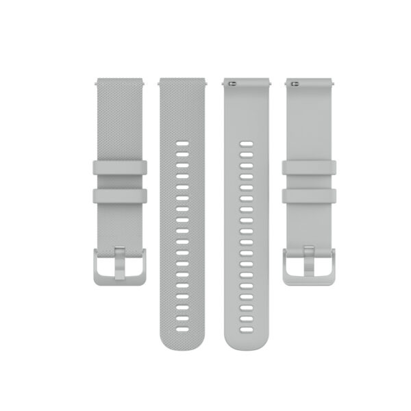 Universal silicone loop 22mm design 1 grey