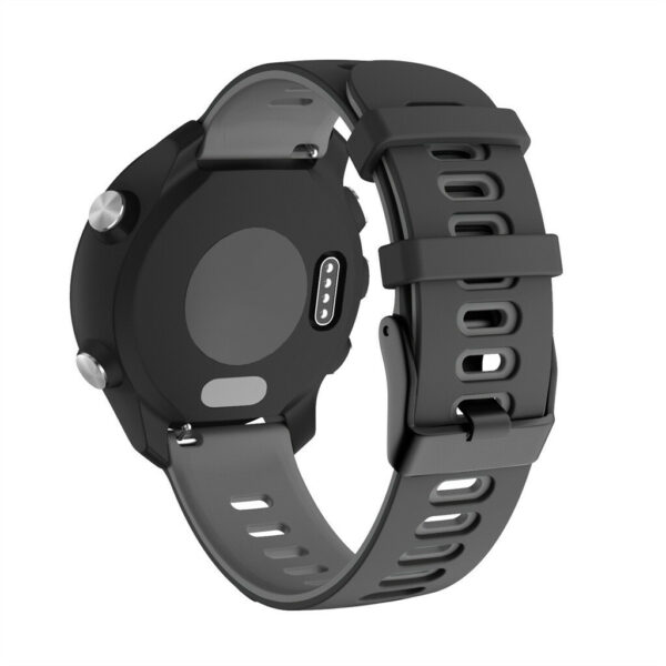 Universal silicone loop 22mm design 3 black
