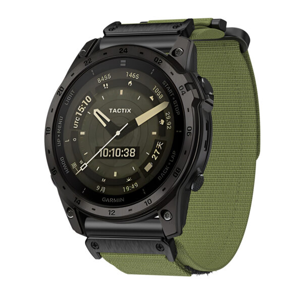 Nylon loop for Garmin 26mm design 1 green