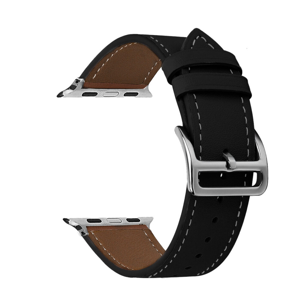Leather loop for Apple Watch 38/40/41 design 1 black