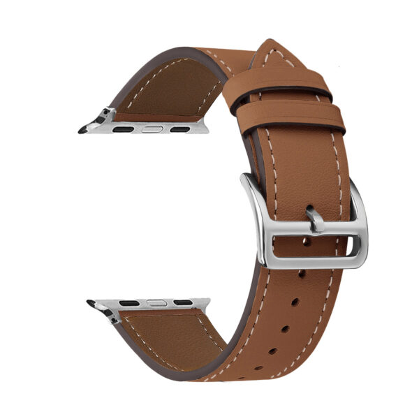 Leather loop for Apple Watch 38/40/41 design 1 brown