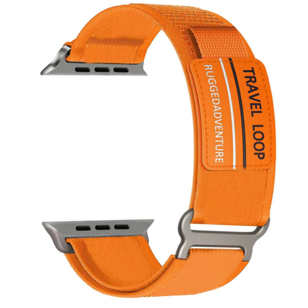 Nylon loop for Apple Watch 42/44/45/49 design 3 orange