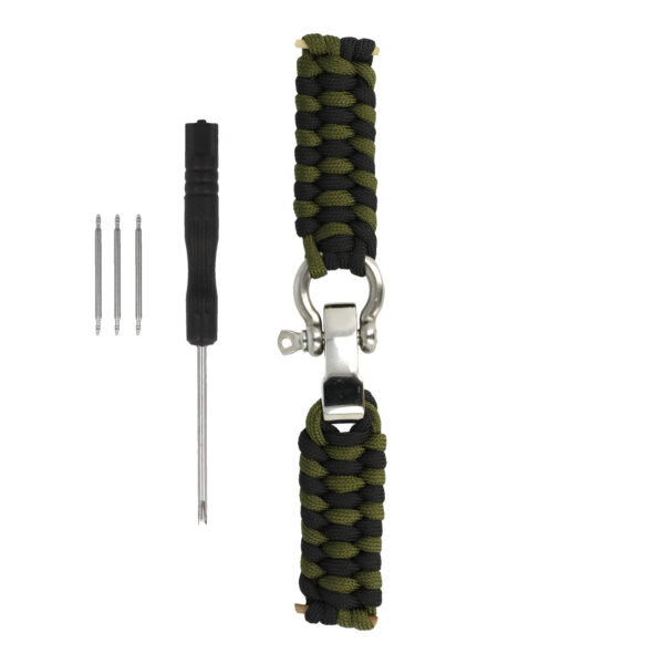 Universal nylon loop 22mm design 1 black