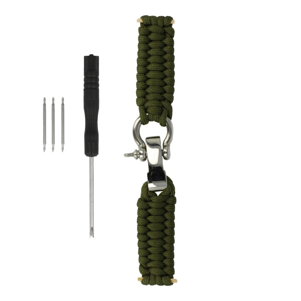 Universal nylon loop 22mm design 1 khaki