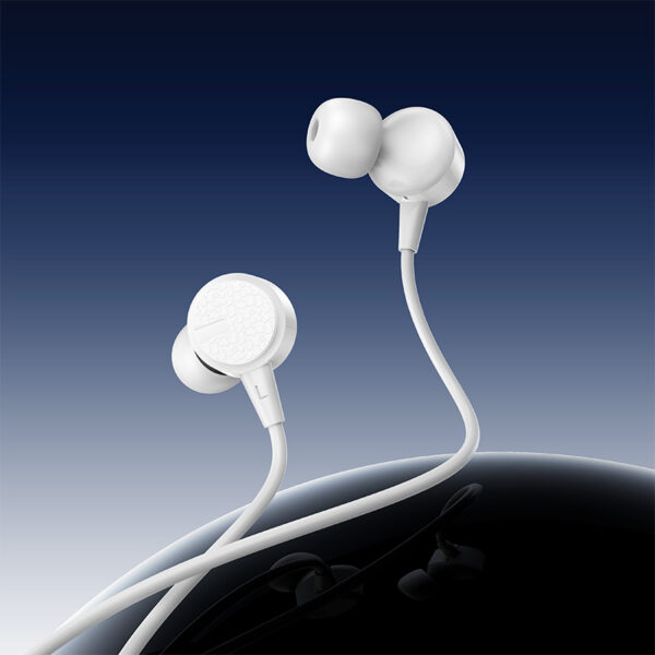 Borofone Earphones BM94 Sonar with microphone Type C (DAC) white