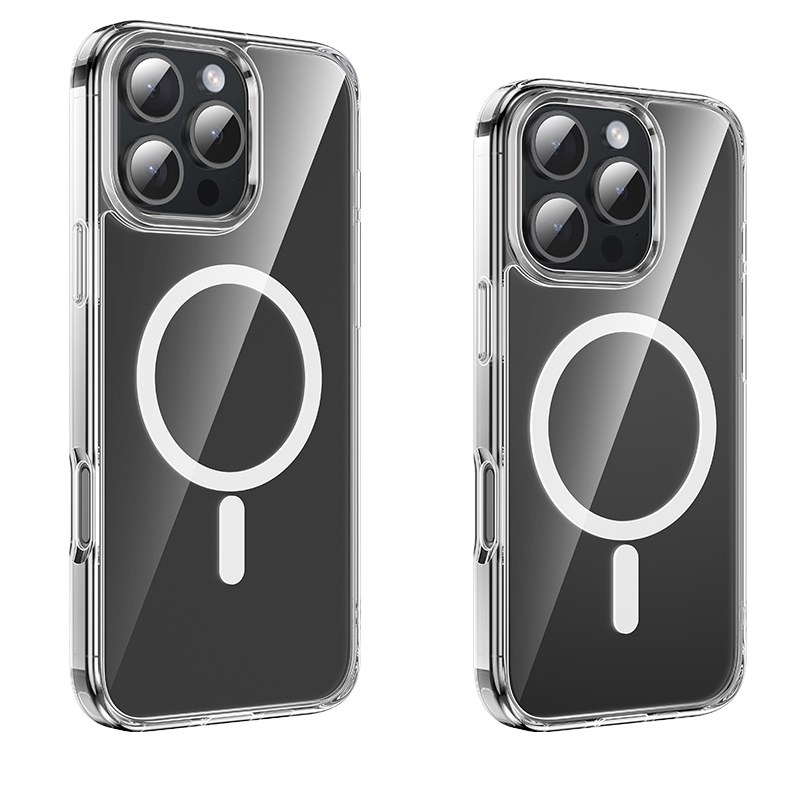 Borofone Case BI5 Ice Shield Magnetic Iphone 16 Pro Max transparent