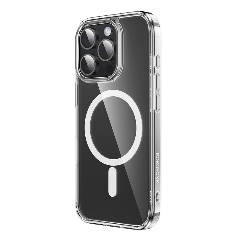 Borofone Case BI5 Ice Shield Magnetic Iphone 16 Pro Max transparent