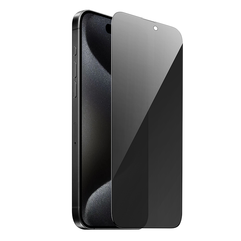 Borofone Tempered glass BF7 Diamond Armor Full Screen Anti-spy for Iphone 16 Pro - 10 pieces