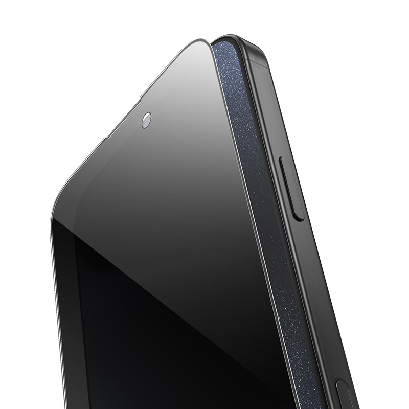 Borofone Tempered glass BF7 Diamond Armor Full Screen Anti-spy for Iphone 16 Pro - 10 pieces