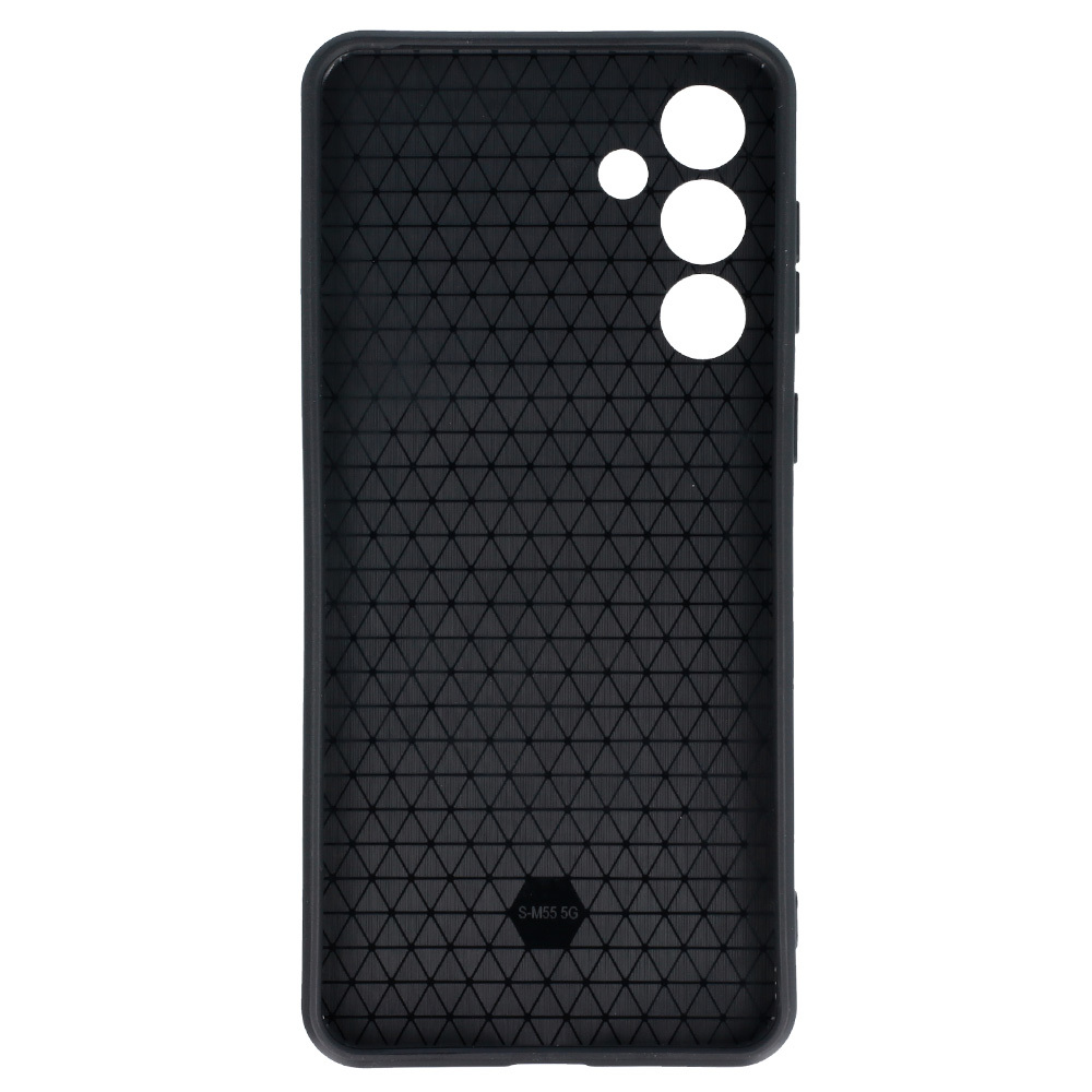 Slide Camera Armor Case for Samsung Galaxy M55 5G Black