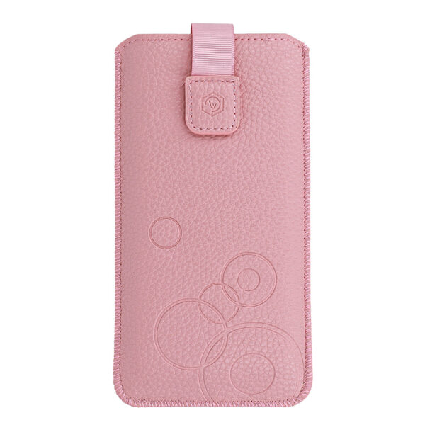 WONDER Deko Pouch Case (Size XXL) for Samsung S25 Ultra/S24 Ultra/M35/M23/A16 5G/Xiaomi Redmi 14C pink