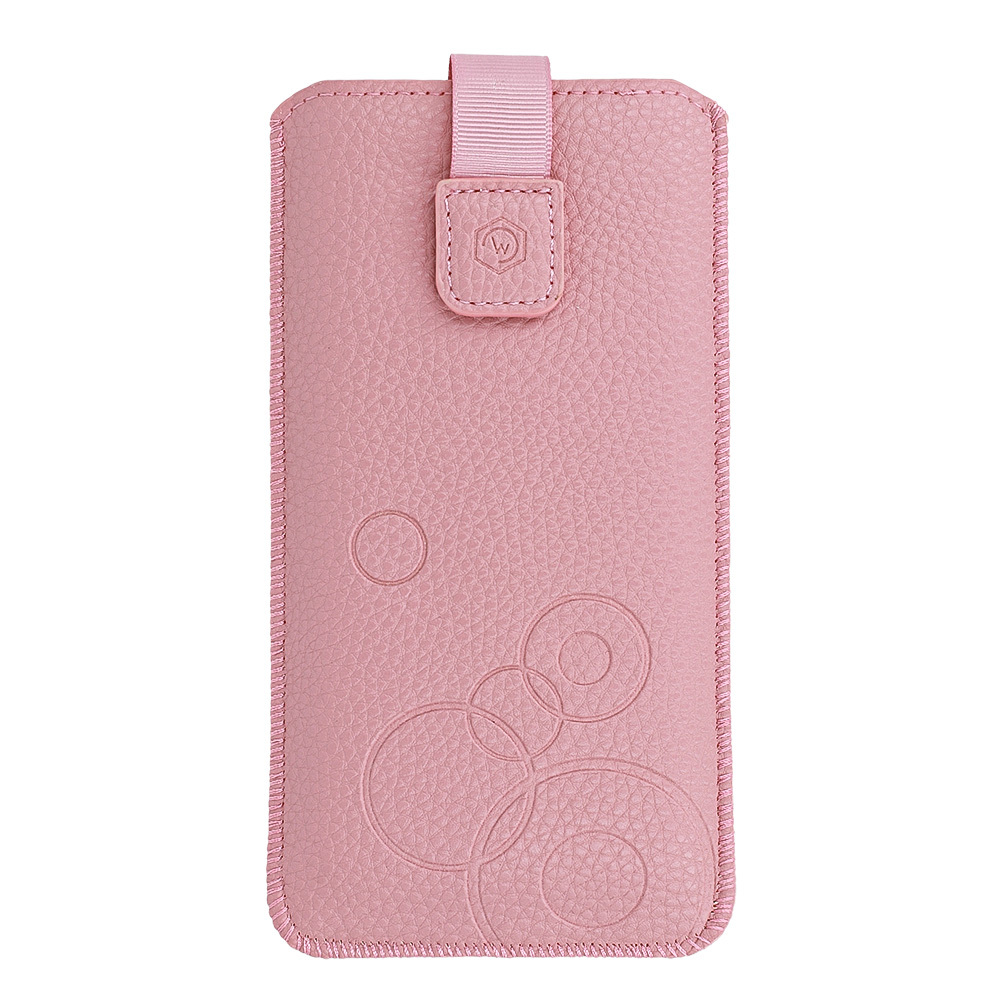 WONDER Deko Pouch Case (Size XXL) for Samsung S25 Ultra/S24 Ultra/M35/M23/A16 5G/Xiaomi Redmi 14C pink