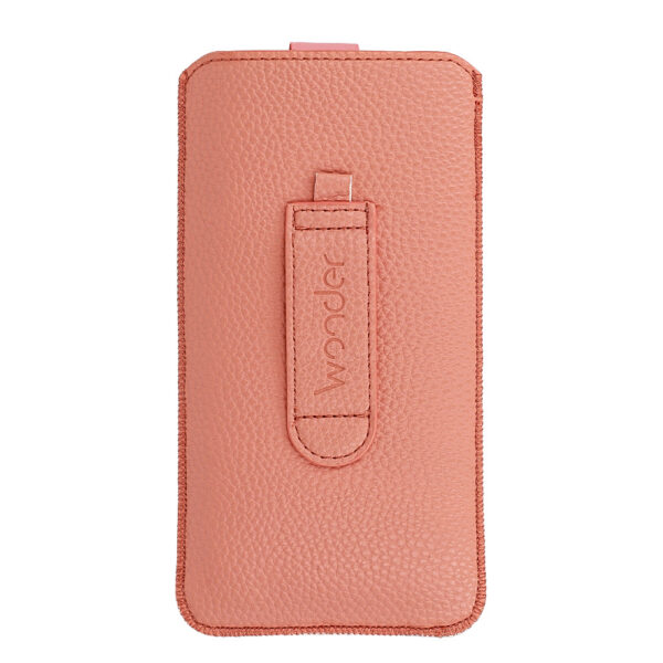WONDER Deko Pouch Case (Size XXL) for Samsung S25 Ultra/S24 Ultra/M35/M23/A16 5G/Xiaomi Redmi 14C peach
