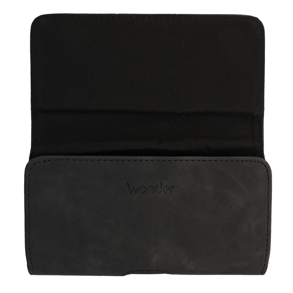 Wonder MAX Belt Holster (SIZE XL) for Iphone 16 Pro Max/Samsung A55 5G/A53/S25 Plus/S23 FE black (167x83 mm)
