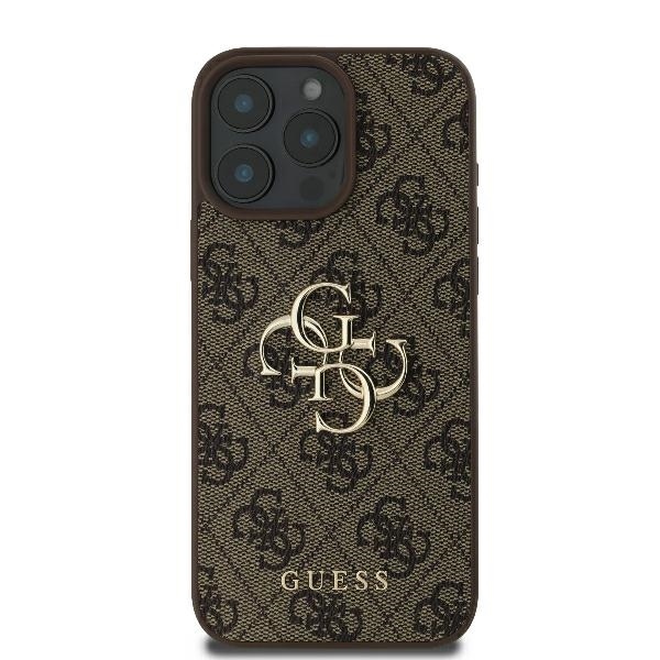 foto_add-290801 Original Case GUESS 4G Big Logo GUHCP16X4GMGBR for Iphone 16 Pro Max brown