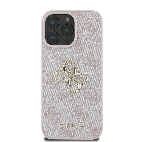 Original Case GUESS 4G Big Logo GUHCP16X4GMGPI for Iphone 16 Pro Max pink