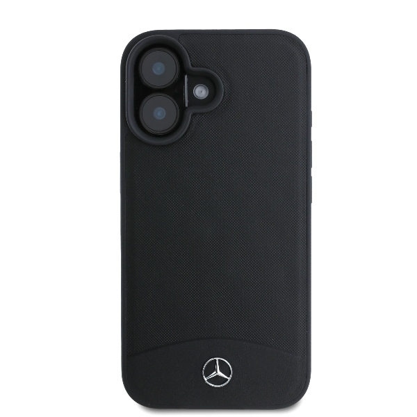 Original Case MERCEDES hardcase Leather Urban MEHCP16MARMBK for Iphone 16 Plus black