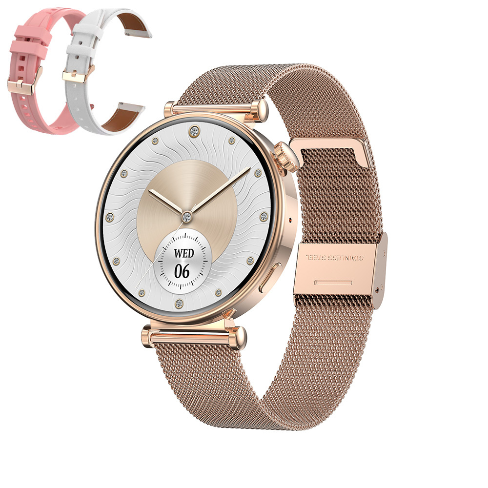 Blavec Smartwatch W-17 Amber HD AMOLED Voice Call (SWW17-RG) rose gold + 2 bands