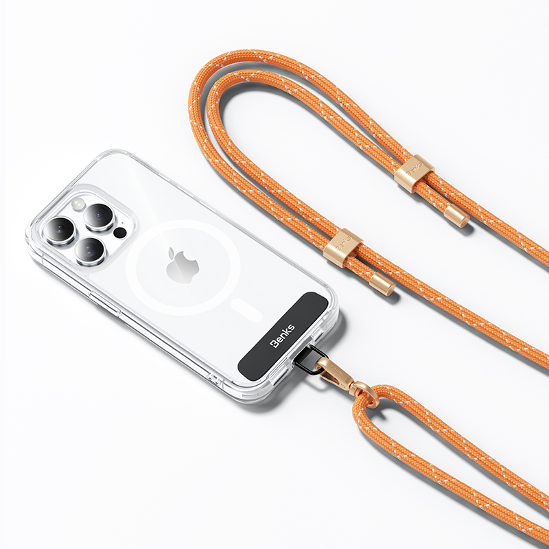 Benks Universal phone lanyard GS01 orange