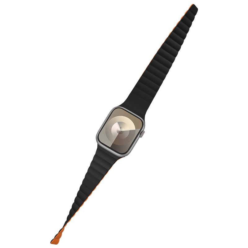 Benks Magnetic Silicone Watch Band for Apple Watch 38/40/41 black